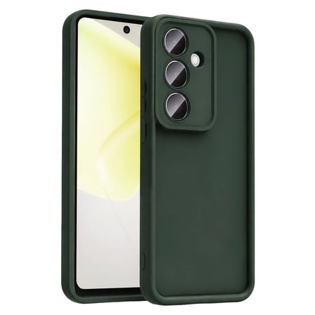 Samsung Galaxy A57 5g Viera Silikon - Koyu Yeşil