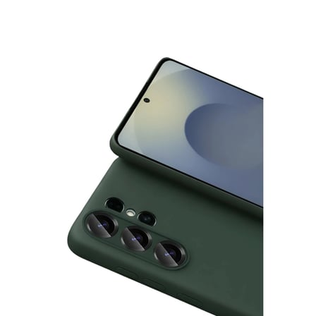 Samsung Galaxy S26 Ultra Nano İçi Kadife Silikon - Koyu Yeşil