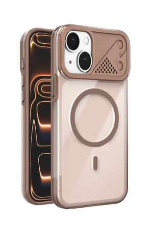 Joko Apple iPhone 14 Zinko Magsafe Kapak - Çöl Titanyum