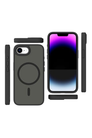 Joko Apple iPhone 17E Megane Magsafe Kapak - Siyah
