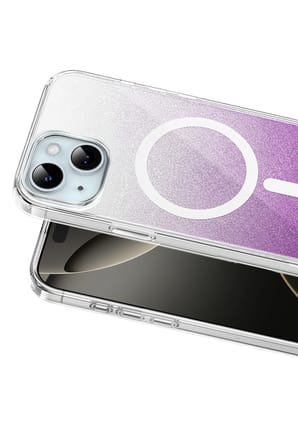 Onegif Apple iPhone 15 Sora Simli Magsafe Kapak - Mor