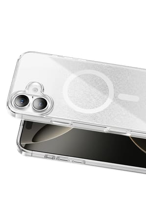 Onegif Apple iPhone 16 Sora Simli Magsafe Kapak - Beyaz