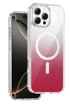 Onegif Apple iPhone 16 Pro Max Sora Simli Magsafe Kapak - Kırmızı