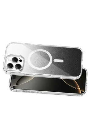 Onegif Apple iPhone 16 Pro Max Sora Simli Magsafe Kapak - Siyah