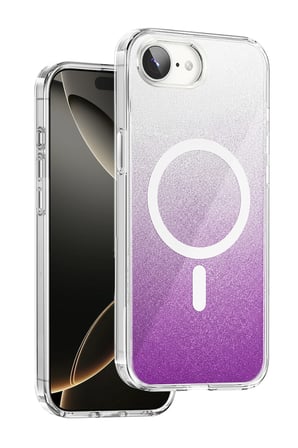 Onegif Apple iPhone 17E Sora Simli Magsafe Kapak - Mor