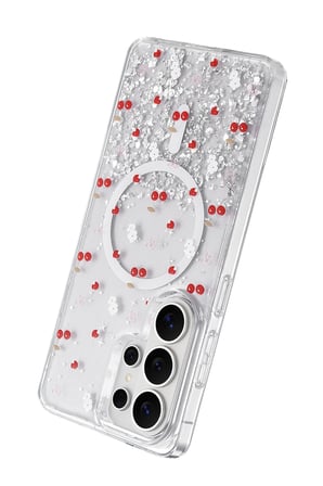 Onegif Samsung Galaxy S26 Ultra Misk Simli Magsafe Kapak - Desen 5
