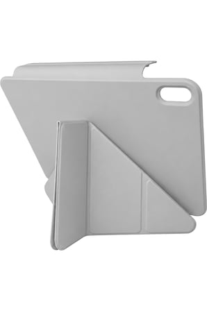 uryport Apple iPad 2025 10.9 10.Nesil (A16) Edz Manyetik Standlı Tablet Kılıfı - Gri