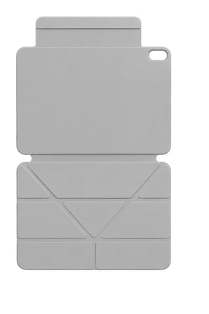 uryport Apple iPad 2025 10.9 10.Nesil (A16) Edz Manyetik Standlı Tablet Kılıfı - Gri