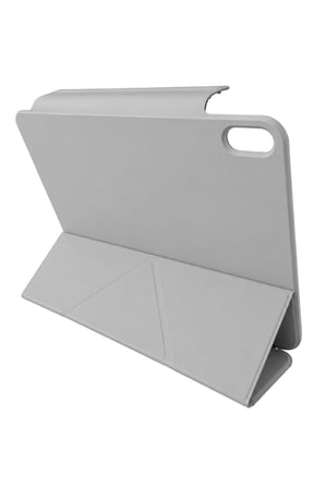 uryport Apple iPad 2025 10.9 10.Nesil (A16) Edz Manyetik Standlı Tablet Kılıfı - Gri