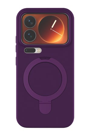 uryport Xiaomi Mi 17 Pro Regal Magsafe Standlı Kapak - Derin Mor