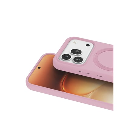 Huawei Honor 600 Pro Regal Magsafe Standlı Kapak - Açık Pembe
