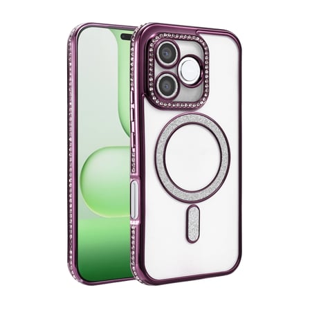 Huawei Honor 600 Lite Joke Simli Magneticsafe Kılıf - Derin Mor