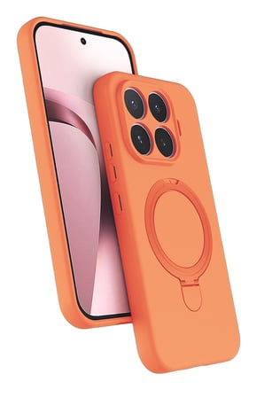 uryport Xiaomi Mi 17T Regal Magsafe Standlı Kapak - Turuncu
