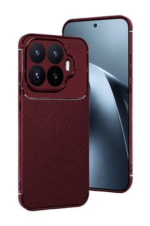 Uryport Xiaomi Mi 17T Auto Focus Karbon Kapak - Bordo