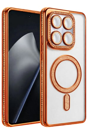 uryport Xiaomi Mi 17T Pro Joke Simli Magneticsafe Kılıf - Turuncu