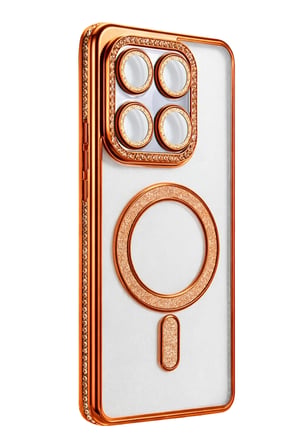uryport Xiaomi Mi 17T Pro Joke Simli Magneticsafe Kılıf - Turuncu
