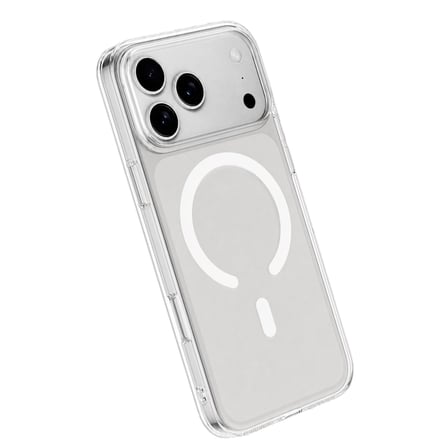 Apple iPhone 18 Pro Combo Sert Şeffaf Magsafe Kılıf - Şeffaf