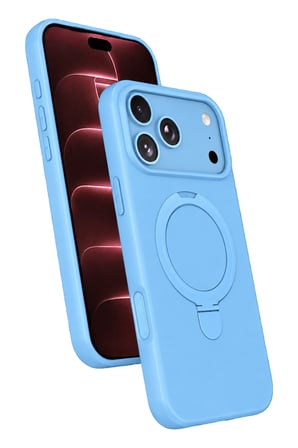 uryport Apple iPhone 18 Pro Max Regal Magsafe Standlı Kapak - Sierra Blue