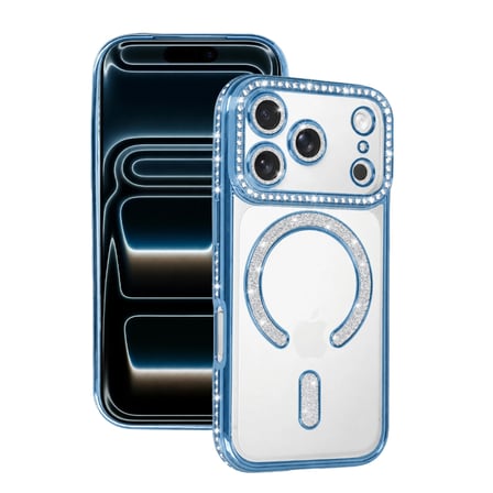 iPhone 18 Pro Max Joke Simli Magneticsafe Kılıf - Sierra Blue