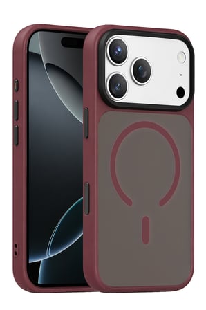 Joko Apple iPhone 18 Pro Max Megane Magsafe Kapak - Bordo