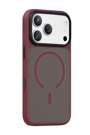 Joko Apple iPhone 18 Pro Max Megane Magsafe Kapak - Bordo