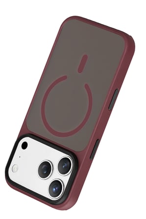 Joko Apple iPhone 18 Pro Max Megane Magsafe Kapak - Bordo