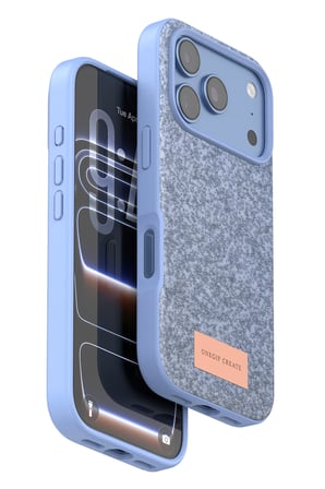 Onegif Apple iPhone 18 Pro Bright Simli Kapak - Mavi