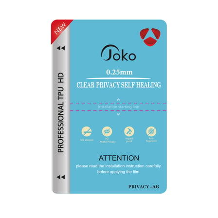 Joko TPU 0.25MM HD Makine Auto Repair Hayalet Ekran Koruyucu