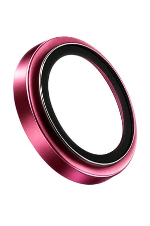 uryport Apple iPhone 18 Pro Max Bilvis Titan Kamera Lens - Bordo
