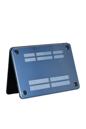 uryport Apple MacBook Neo Şeffaf Macbook Kapak - Mavi