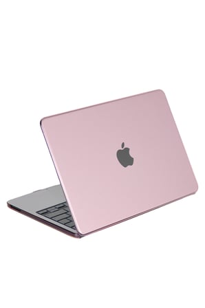 uryport Apple MacBook Neo Şeffaf Macbook Kapak - Pembe