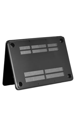 uryport Apple MacBook Neo Şeffaf Macbook Kapak - Siyah