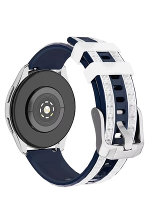 uryport Huawei Watch GT 5 Explorer Duo Kordon - Beyaz-Mavi