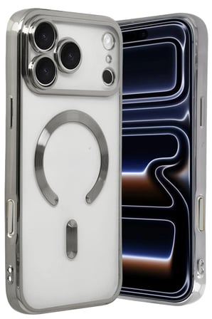 Uryport Apple İphone 18 Pro Kross Magnetice Kapak - Gümüş