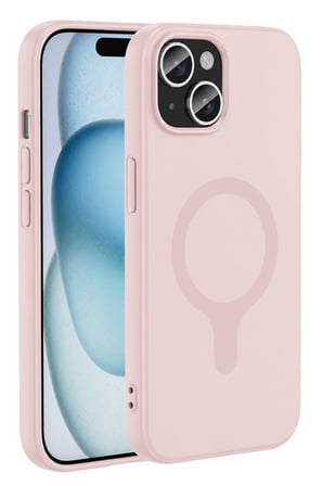 Joko Apple iPhone 15 Z Silikon Magsafe Kapak - Pembe