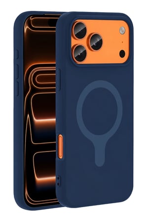 Joko Apple iPhone 18 Pro/17 Pro Z Silikon Magsafe Kapak - Lacivert