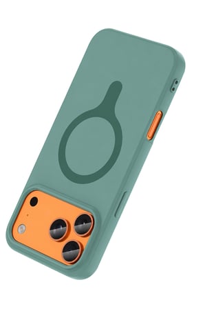 Joko Apple iPhone 18 Pro/17 Pro Z Silikon Magsafe Kapak - Yeşil