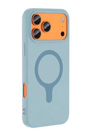 Joko Apple iPhone 18 Pro Max/17 Pro Max Z Silikon Magsafe Kapak - Açık Mavi