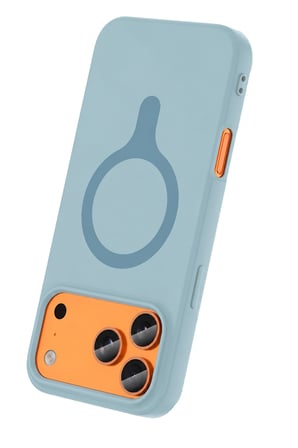Joko Apple iPhone 18 Pro Max/17 Pro Max Z Silikon Magsafe Kapak - Açık Mavi