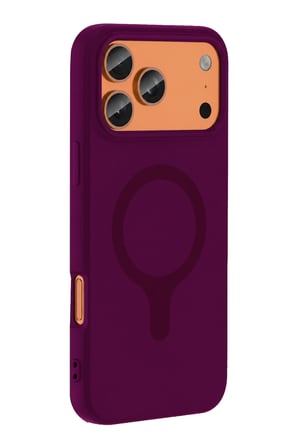 Joko Apple iPhone 18 Pro Max/17 Pro Max Z Silikon Magsafe Kapak - Bordo