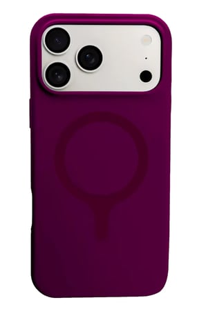 Joko Apple iPhone 18 Pro Max/17 Pro Max Z Silikon Magsafe Kapak - Bordo