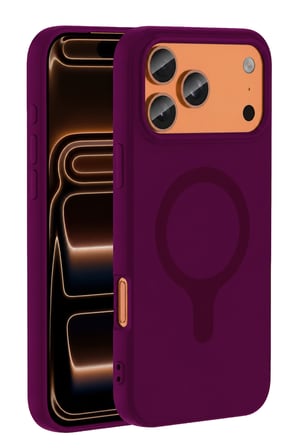 Joko Apple iPhone 18 Pro Max/17 Pro Max Z Silikon Magsafe Kapak - Bordo