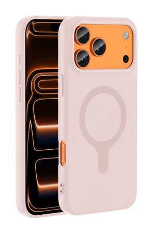 Joko Apple iPhone 18 Pro Max/17 Pro Max Z Silikon Magsafe Kapak - Pembe