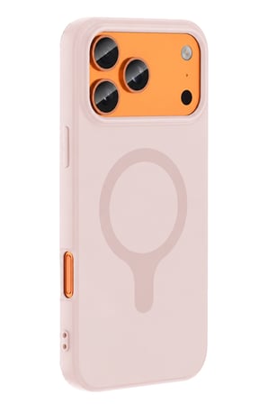 Joko Apple iPhone 18 Pro Max/17 Pro Max Z Silikon Magsafe Kapak - Pembe