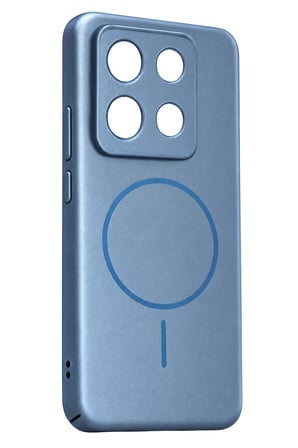 uryport Xiaomi Redmi Note 13 4G Mika PC Magsafe Kapak - Açık Mavi