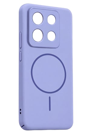 uryport Xiaomi Redmi Note 13 4G Mika PC Magsafe Kapak - Açık Mor