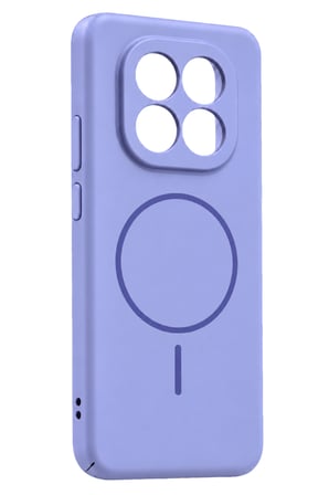 uryport Xiaomi Redmi Note 14 Pro 4G Mika PC Magsafe Kapak - Açık Mor