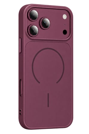uryport Apple iPhone 18 Pro Max Azus Magsafe Kapak - Bordo