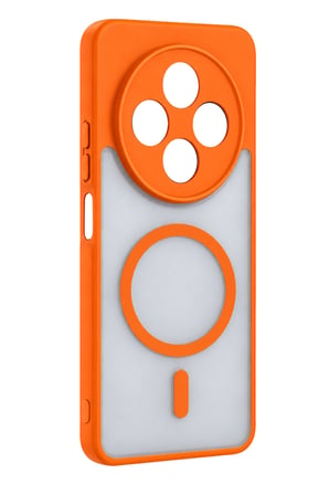 uryport Xiaomi Redmi 14C Loji Magsafe Kapak - Turuncu