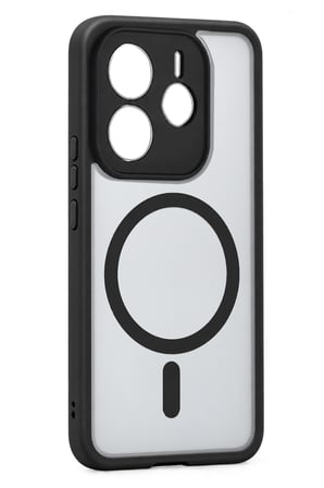 uryport Xiaomi Redmi Note 14 4G Loji Magsafe Kapak - Siyah